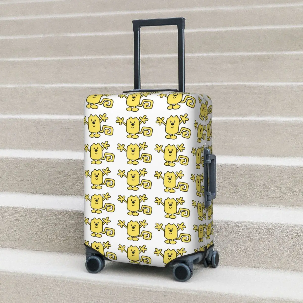 

Wow Wow Wubbzy Suitcase Cover Protection Elastic Travel Luggage Protector Covers for 18-32 Inch