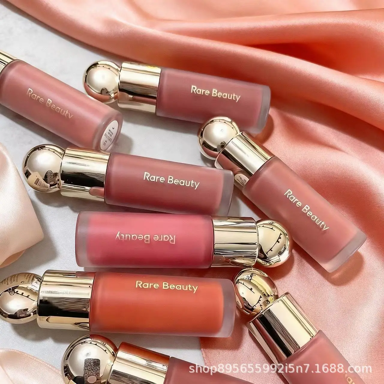 Zeldzame schoonheid Soft Pinch vloeibare blos Zijdeachtig en glijdt op soepel Langdurige mollige make-up Hope Love Virtue Happy Wonder Worth - afbeelding 2