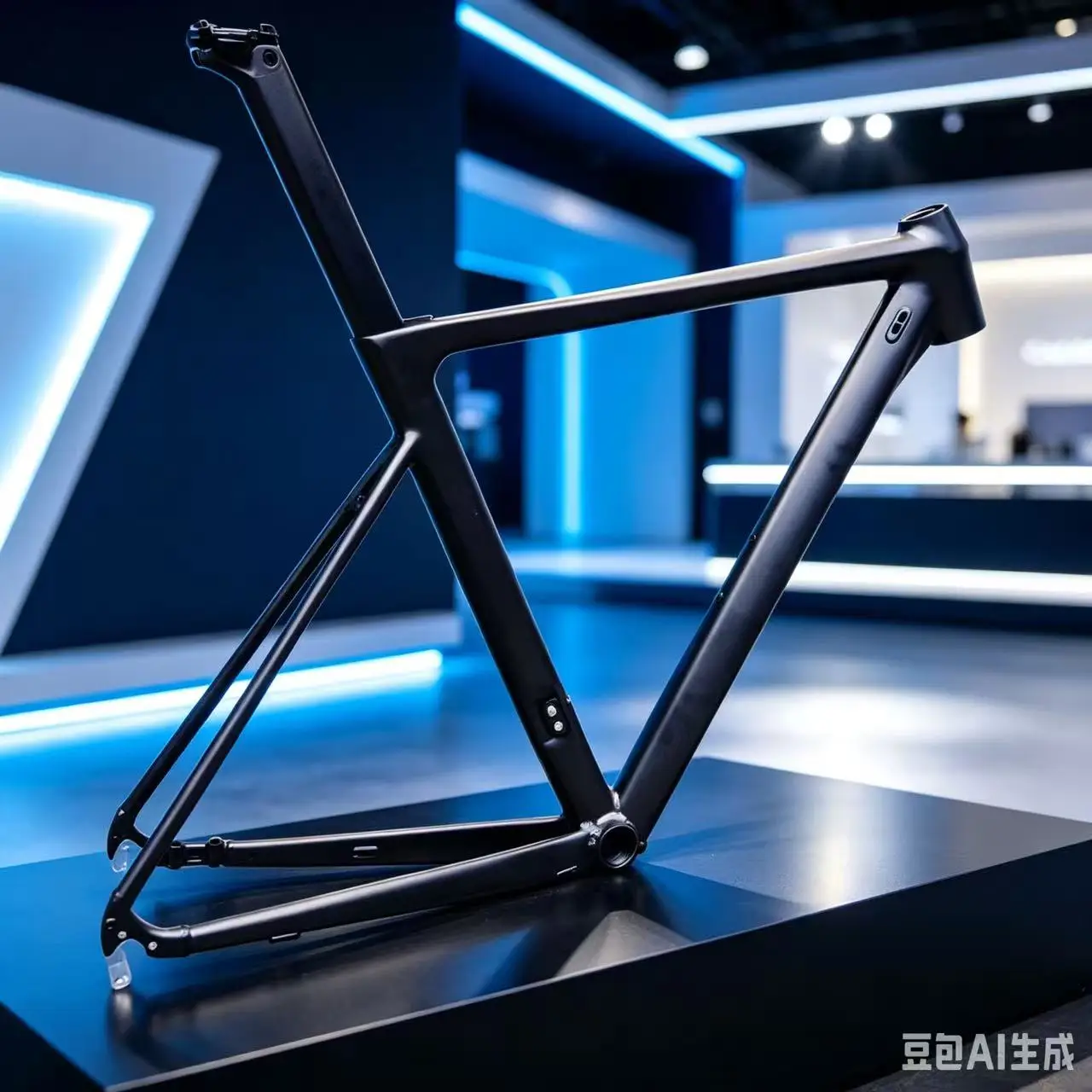 Aero Aluminum Road Bike Frame Flat Mount Disc Brake Quick Release Internal Cable Routing Includes Seatpost Derailleur Hanger - view 2