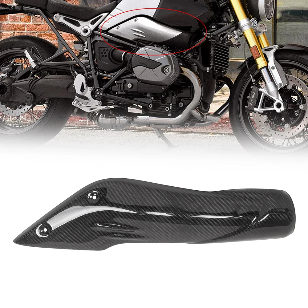 

For BMW R9T R nineT 100% Carbon Fiber Side Air Intake Ram Snorkel Cover Motorcycle Fairing Cowling Accessories MOTO4U