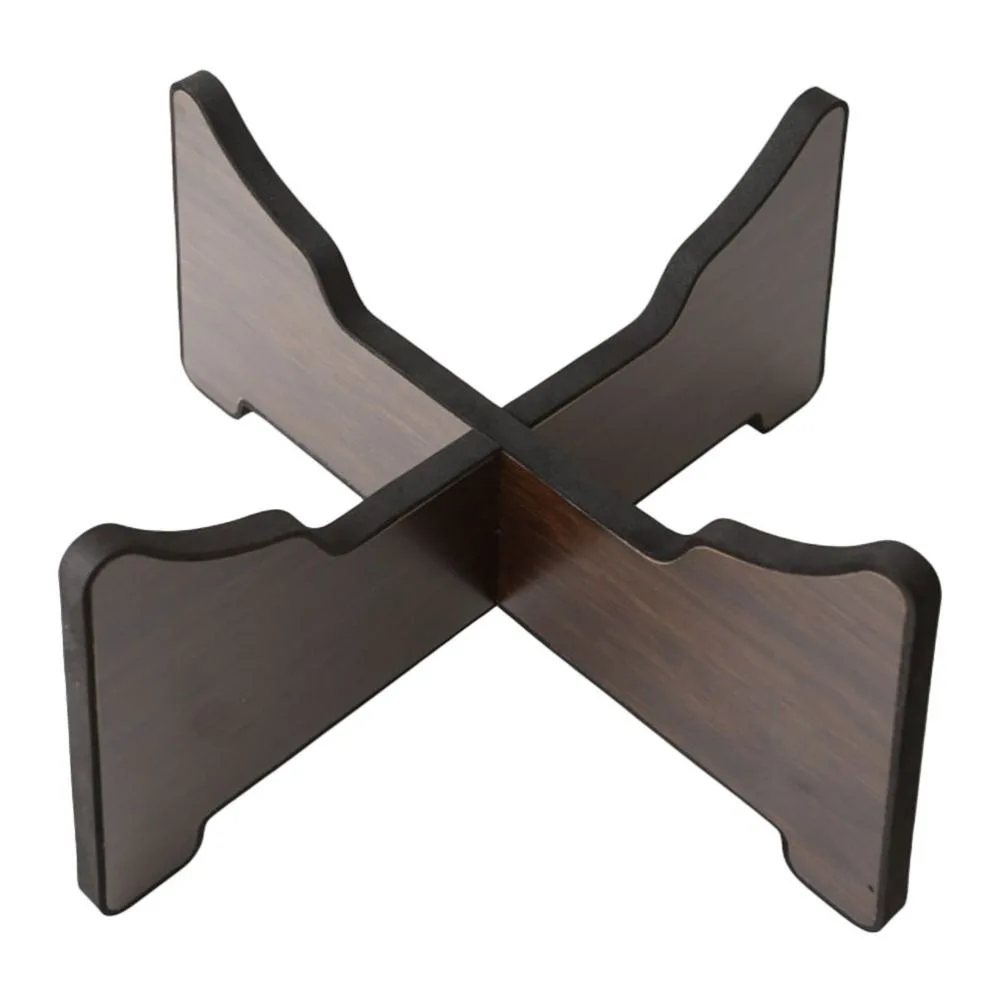 Wooden Hand Pan Drum Display Rack for 6-12in Drum Simple Design Steel Tongue Drum Bracket Detachable with Silicone Layer