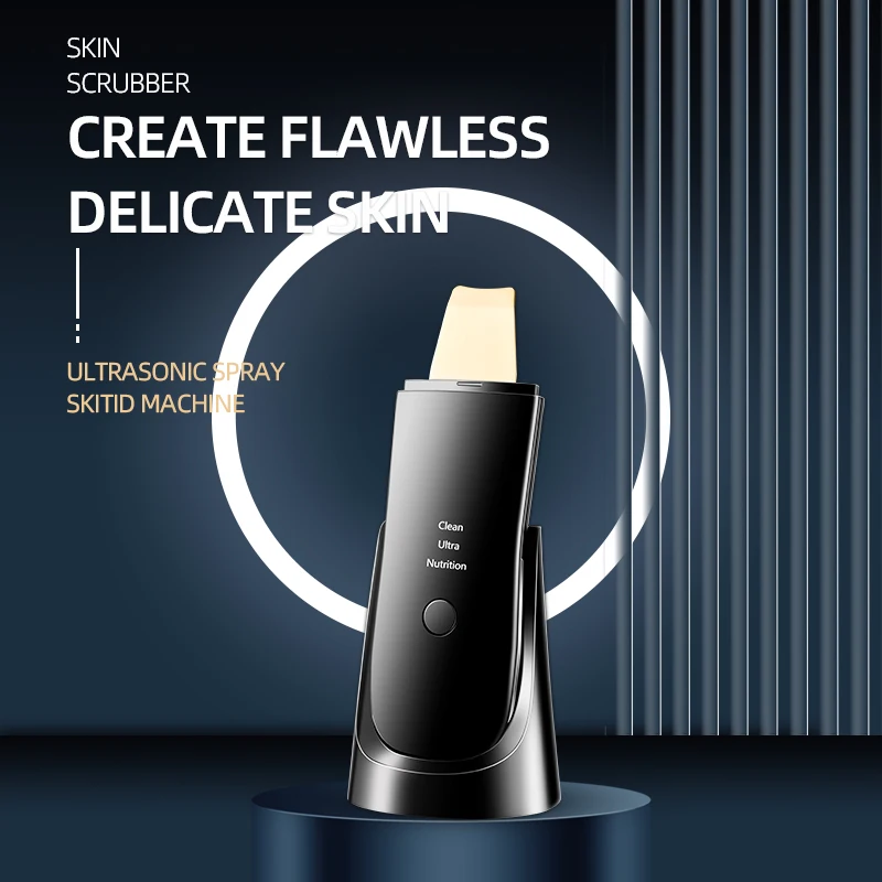 LESEN Ultrasonic Facial Skin Peeling Shovel With Water Tank Exfoliating Facial Cleaning Tool Clean Cavitation Peeling Lifting - Image 2