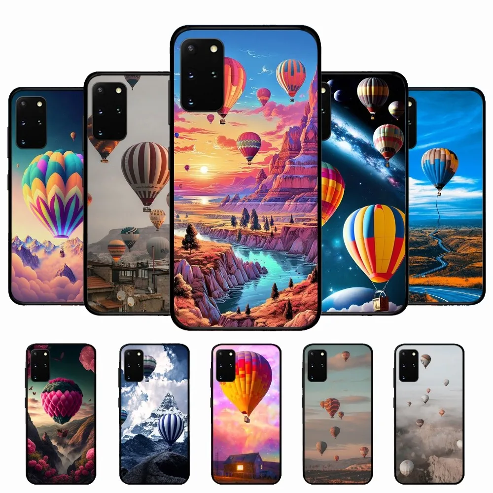 Hot Air Balloon Phone Case For Samsung S 9 10 20 21 22 23 30 23plus lite Ultra FE S10lite Fundas