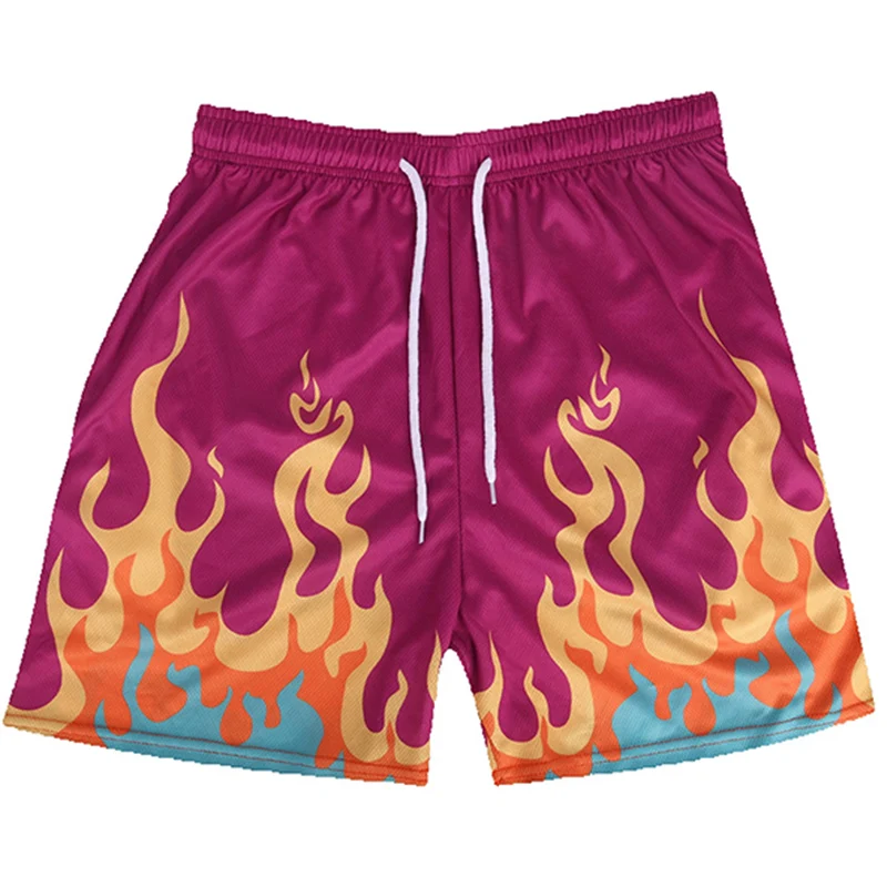 2026 NEW Summer Mesh Basketball Shorts Men sweatpants Quick Drying Loose Sports Shorts Casual Trendy Running Beach Shorts