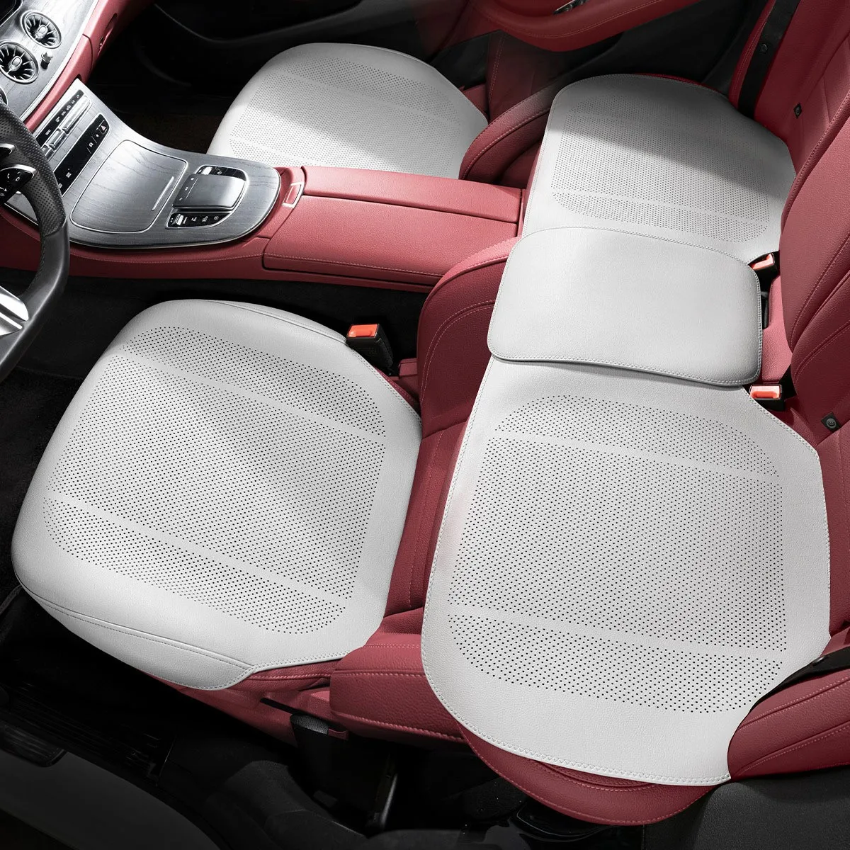 

New NAPPA Leather Car Seat Cover Seat Cushion Auto Seat Protector Pad For Tesla Model 3 Model Y Model S Car Interior Accessories