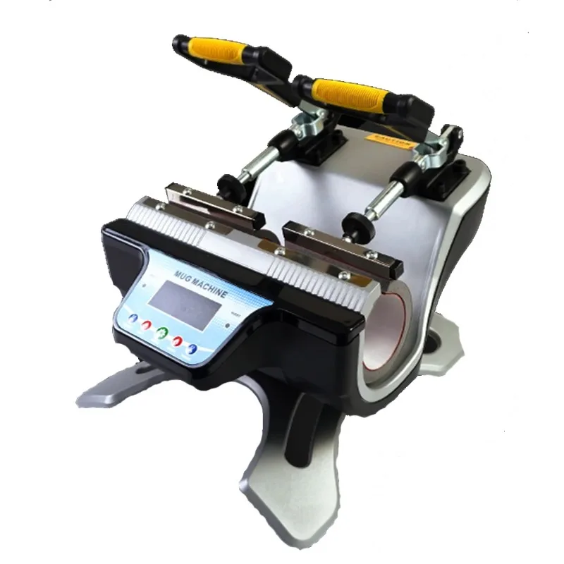 【الأكثر مبيعًا】آلة طباعة الأكواب ذات المحطة المزدوجة ST 210 آلة ضغط حرارة الأكواب