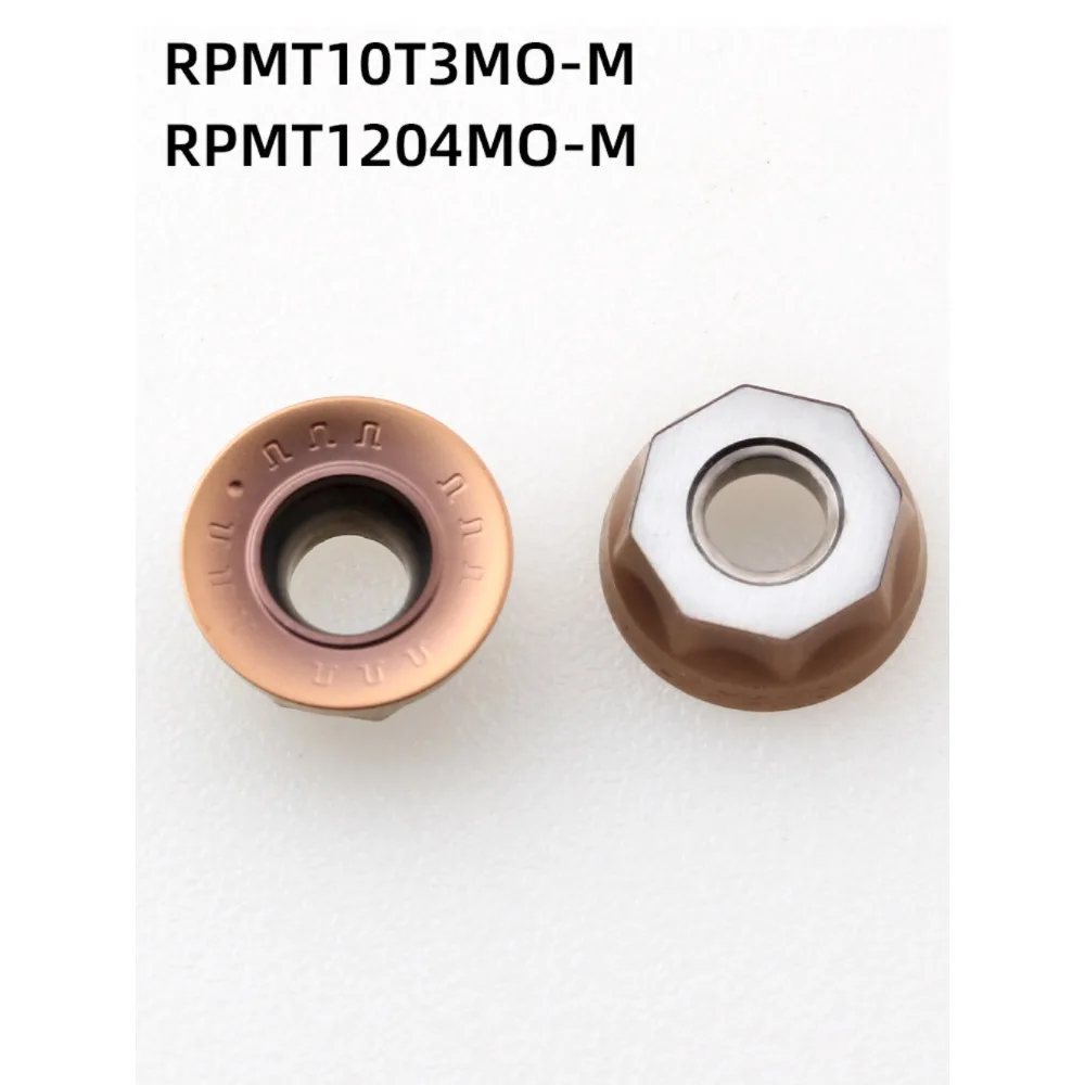 (10 pieces)Carbide R5/R6 fast feed milling insert APMT1135PDR-M RPMT10T3MO-M high hardness milling cutter