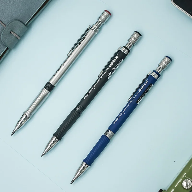 1 Pc 2mm Plastic And Metal Lead Holder Mechanical Draft Pencil Drawing 2.0mm Lead Holder Mechanical Pencil