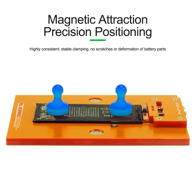 RELIFE RL-936WD dispositivo di saldatura a punti magnetico per batteria per iPhone modelli multipli strumenti di riparazione della batteria