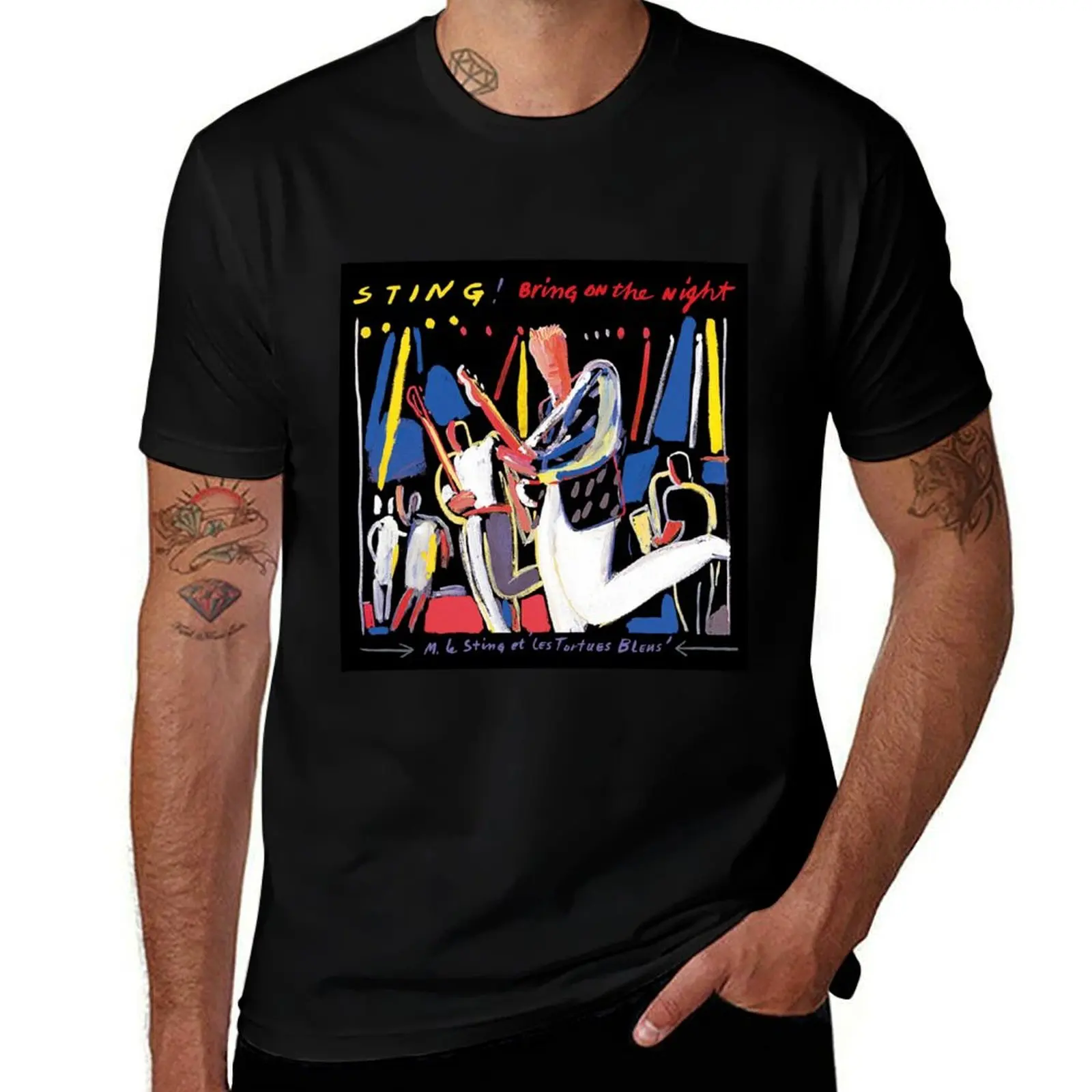 

t T-Shirt man T-Shirt shirt summer for Sting the shirts night graphic man shirt t man casual t bring on