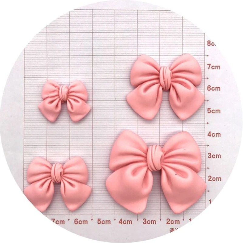 3D Heart Bows Silicone Mold Nail Art Carving Mold Suitable for Diy Nail Art Decoration Supplies Nail Template Nail Tool Y08E