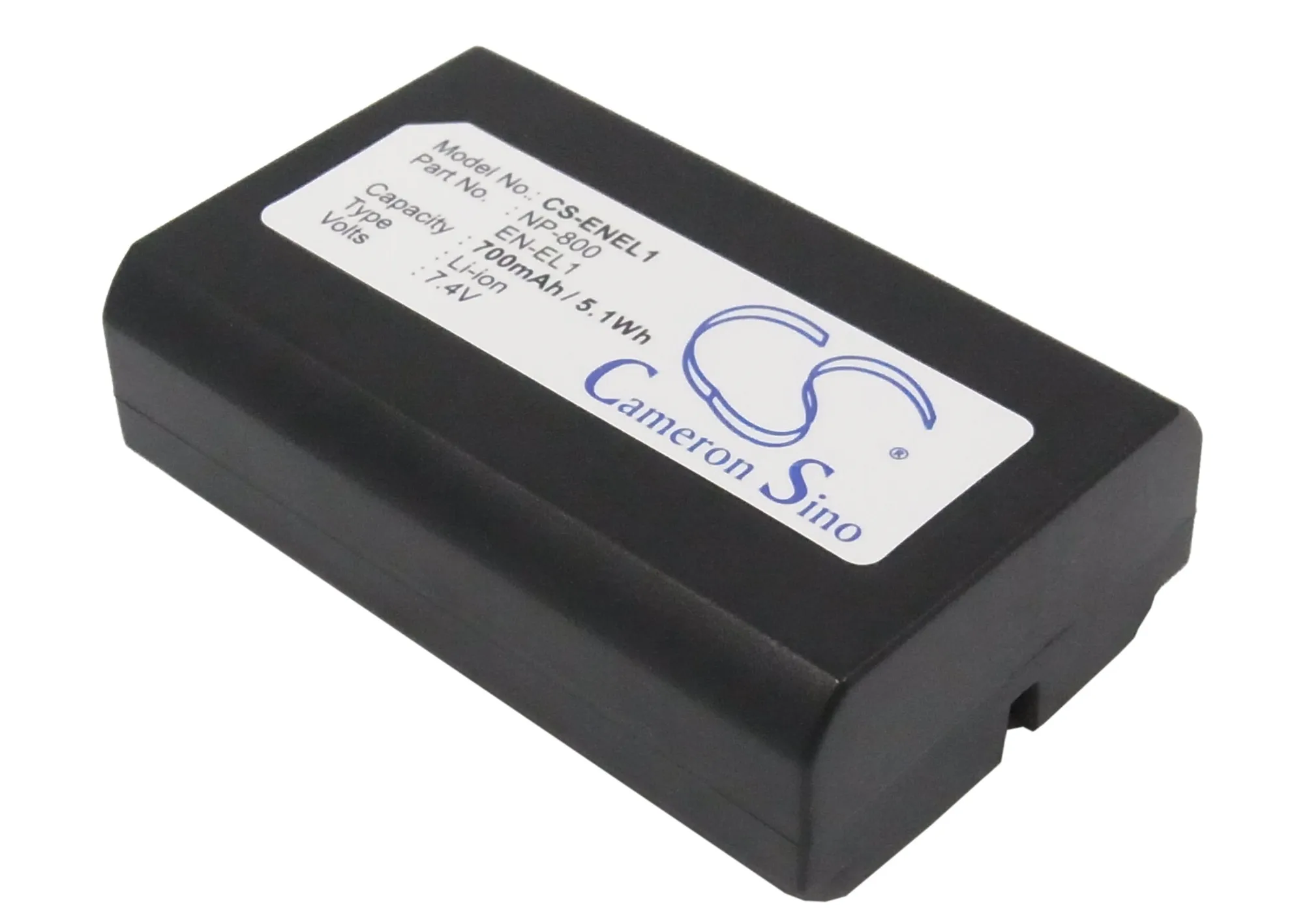 Li-ion Camera Battery for MINOLTA NIKON,7.4v,700mAh,Coolpix 4300,Coolpix 4500,E880,DG-5W,DiMAGE A200,EN-EL1,NP-800