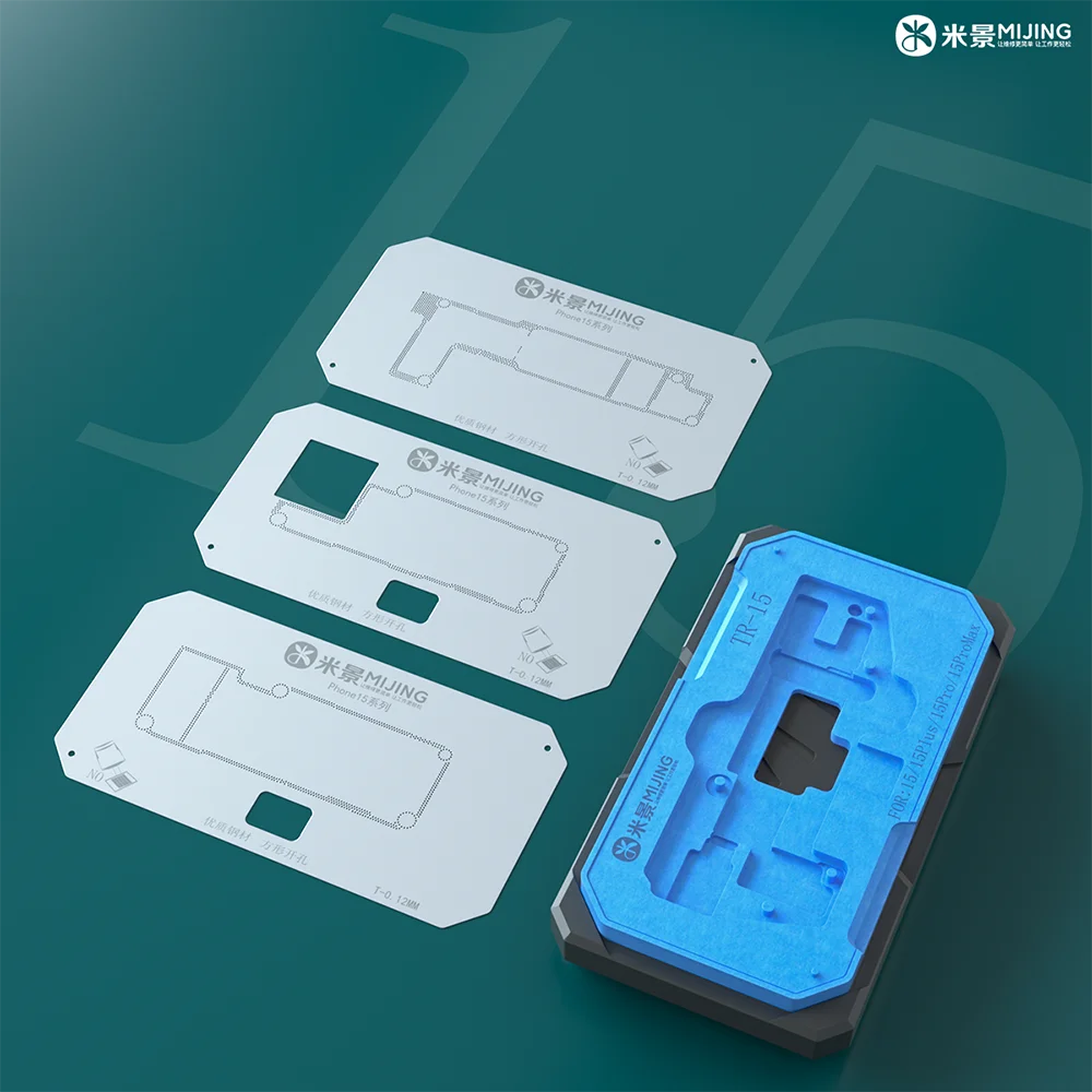 Mijing Z20Pro 24 in 1แพลตฟอร์มลายฉลุ BGA reballing สำหรับ iPhone X-15 PRO MAX เมนบอร์ดชั้นกลางปลูกดีบุกแม่แบบ