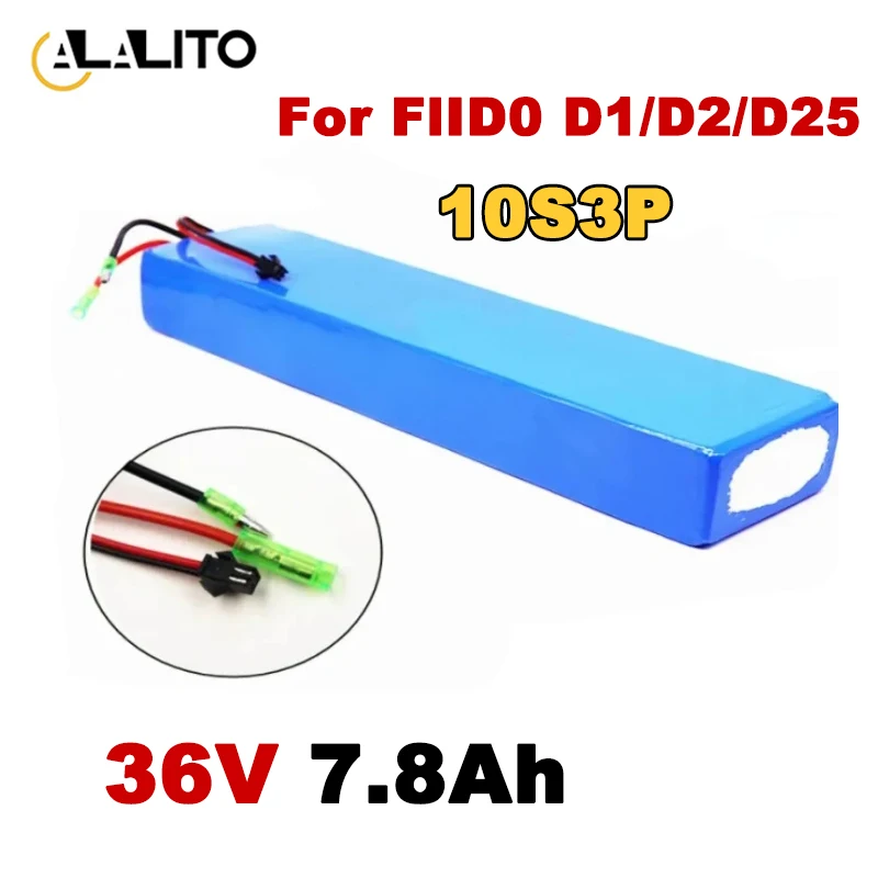 

NEW 36V 10S3P 7800MAH 18650 Lithium Battery 250W-500W 42V 7.8ah Suitable For Electric Scooters Customizable Plug