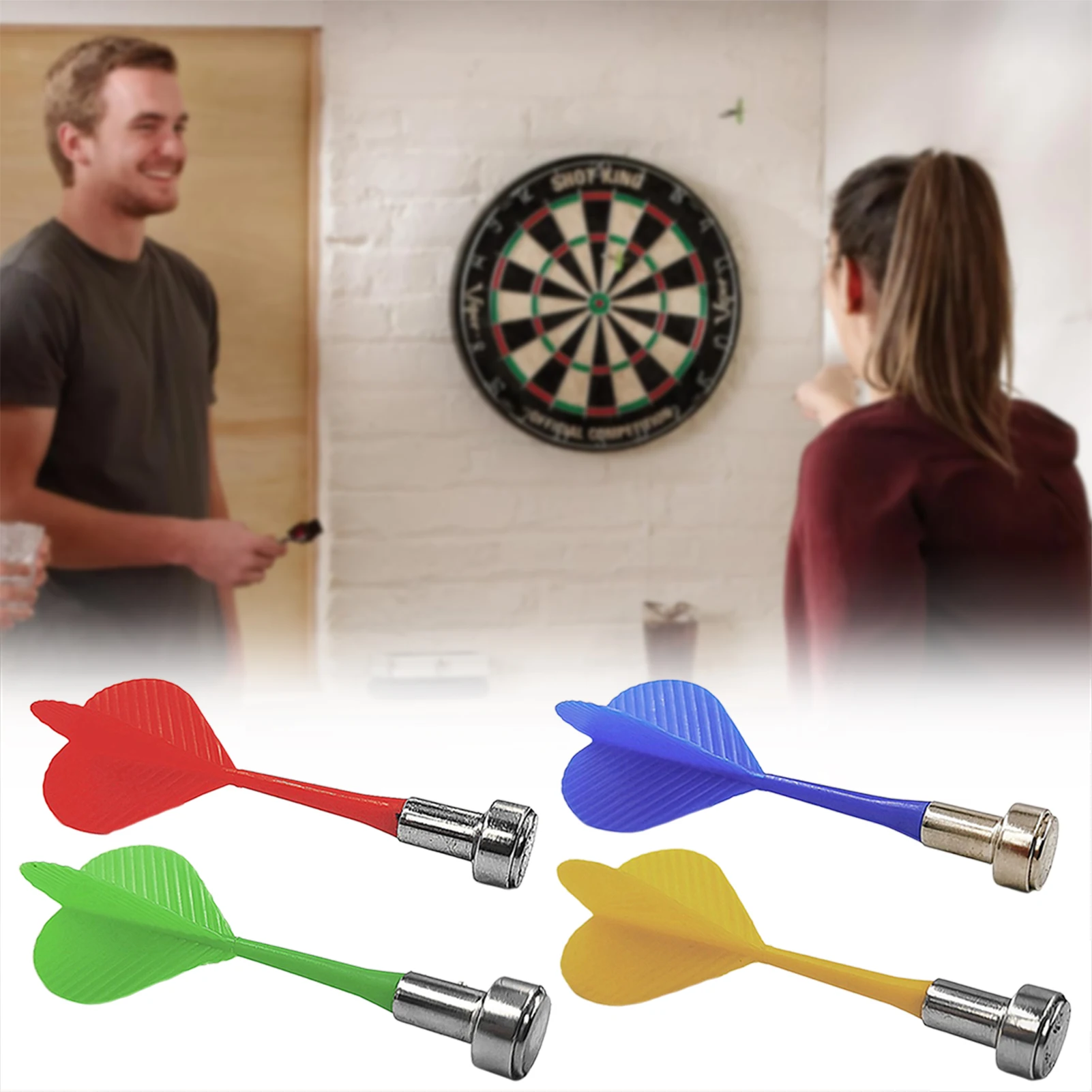 

Bright Dart-Tails Single Color Easy Install Dart-Accessories For Parks