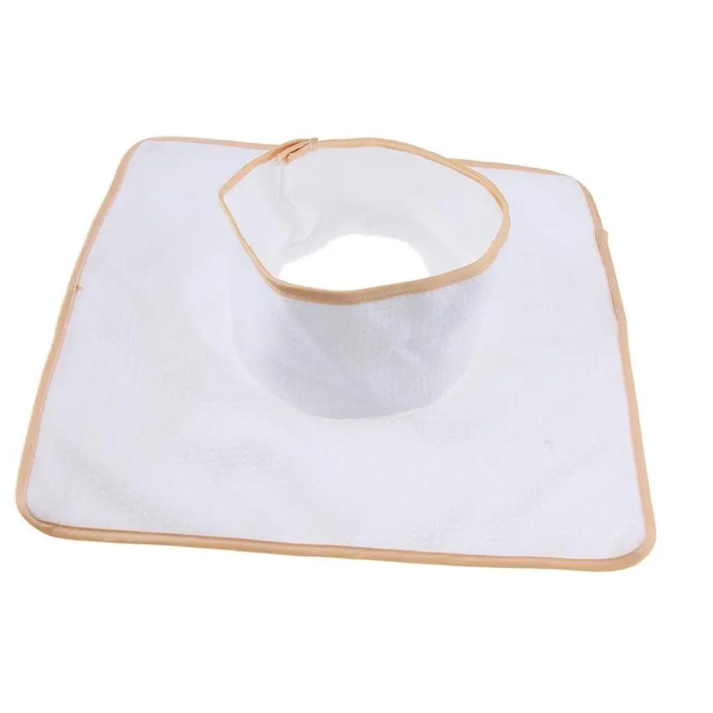 

10xМоющаяся многоразовая массажная кровать, простыня для стола с отверстием для лица, белая