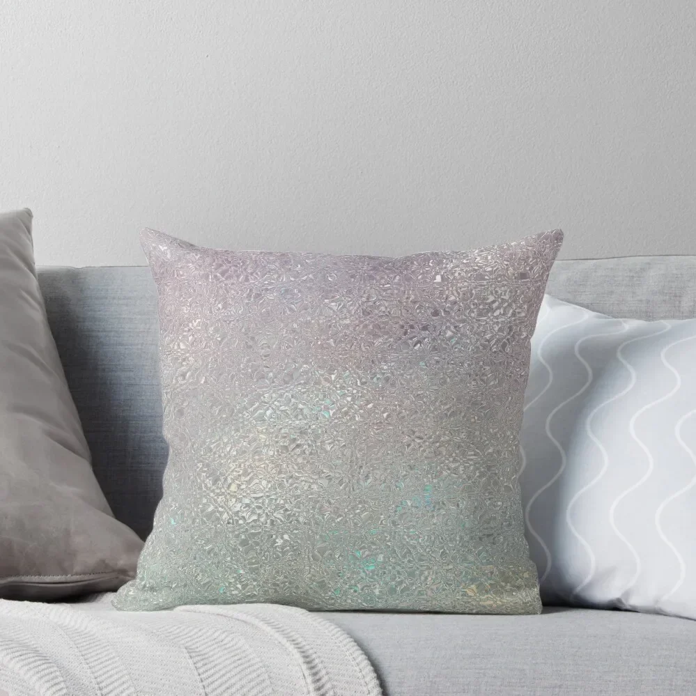 

Iridescent glass modern shiny background Throw Pillow Christmas Cushion For Home Sofa Cover Cushion Child Pillow