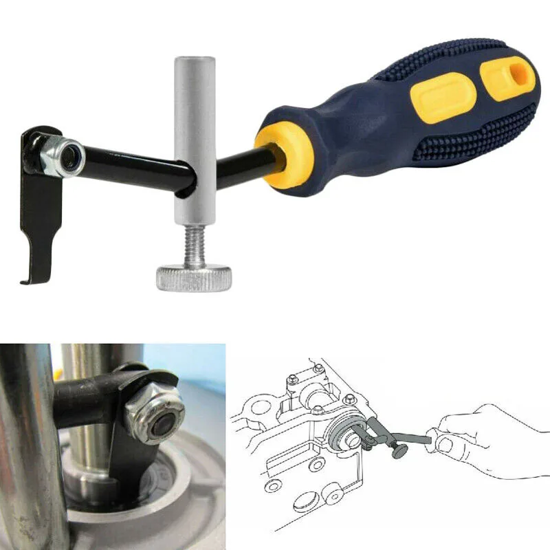 YMT 58430 Shaft Type Seal Puller W/ Spare Hook Crankshaft Camshaft Auto Remover Tool (1 Set)