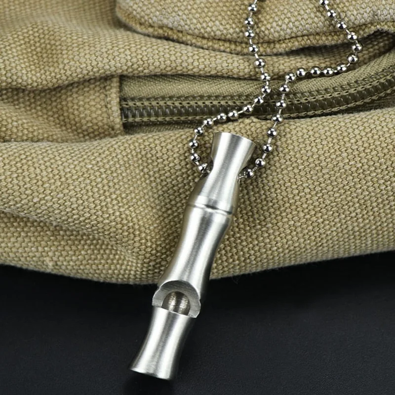 

Outdoor high-frequency, Titanium alloy whistle, Survival equipment, Stainless steel,Referee competition, High pitched lifesaving