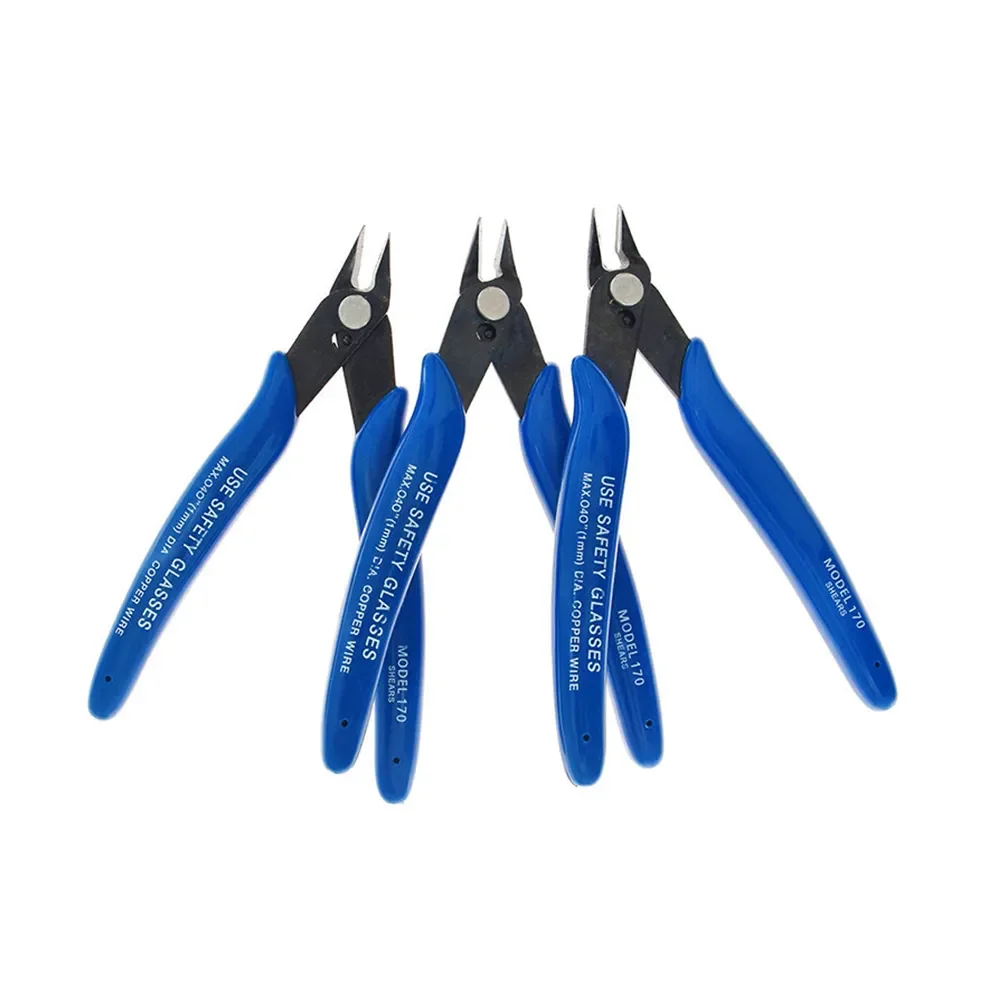 

5pcs Pliers Wire Cutters DIY Electronic Diagonal Pliers 170 Wishful Clamp Side Cutting Nippers Wire Cutter