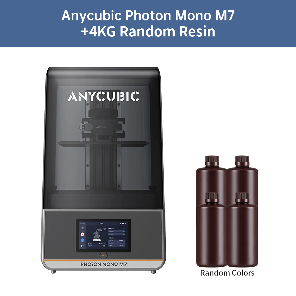 ANYCUBIC Photon Mono M7 14K Snelheid tot 150mm/h Printing Mono MSLA 3D Printer 10 ''LCD Hars 3D Printer Maat 223*126*230m
