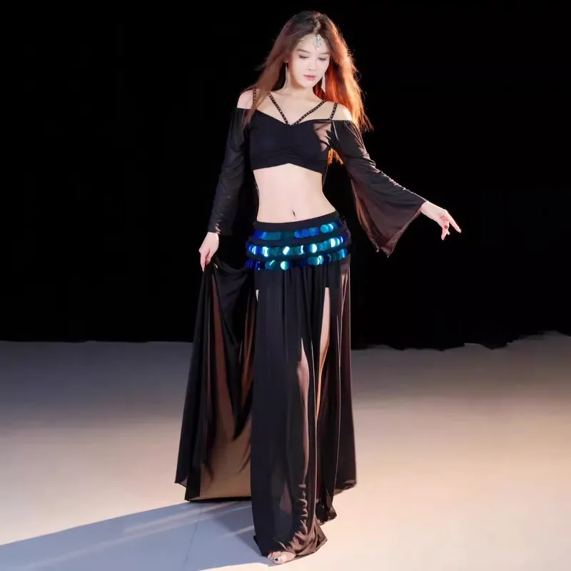 ที่กําหนดเอง Belly Dance ชุด 2025 ชุดใหม่เซ็กซี่สไตล์ Eastern Dance และการฝึกอบรม Class ชุด Bellydance เครื่องแต่งกาย