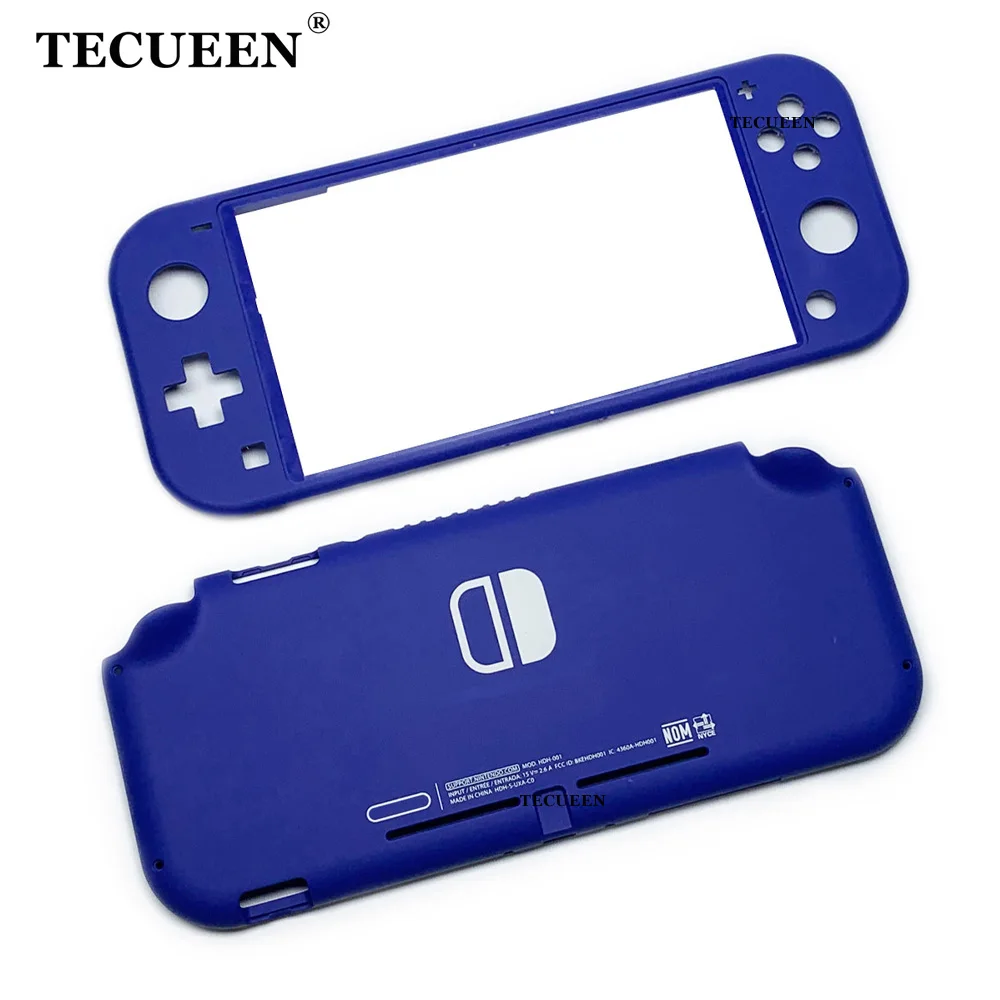 Replacement Plastic Shell Housing Case & Buttons for Nintendo Switch Lite Console Front Back Faceplate Cover - Gray