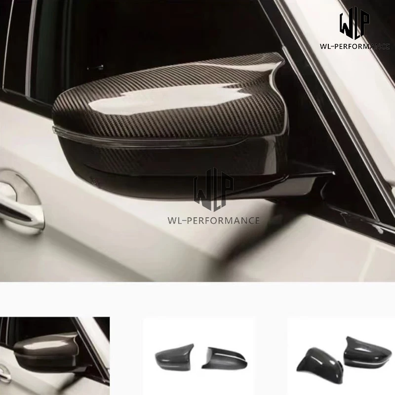 Car Door High Quality Carbon Fiber Replace Paste Rearview Mirror Cover Car Styling For Bmw F90 M5