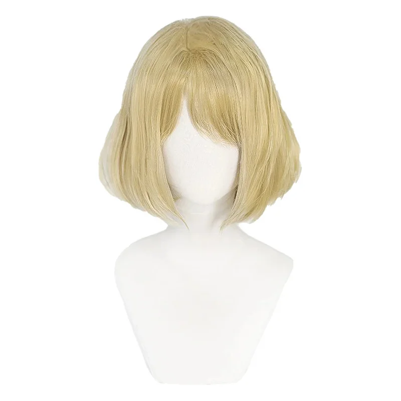 SN55Game Biohazard مقاومة 4 أشلي جراهام شعر مستعار تأثيري زي الحرارة الاصطناعية الشعر هالوين كرنفال تمويه الدعاوى Acces$@1w