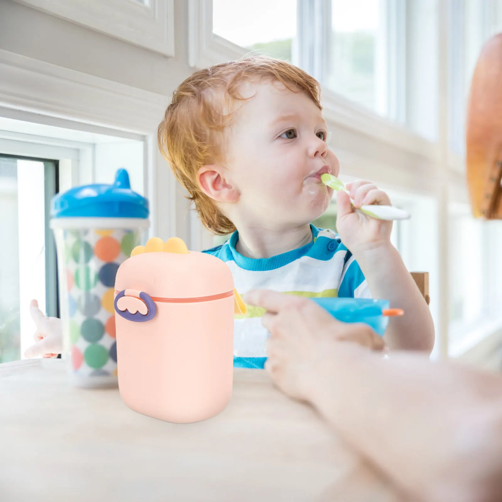 

Контейнер для сухого молока, 400 мл, легкий, съемный, портативный, для путешествий, для хранения детского питания, футляр для детского питания