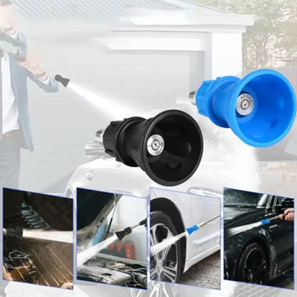 Stainless Steel Pressure Washer Nozzle Set 25 Degree Spray Tip Rubber Cover Stainless Steel Nozzle 40 Degree Spray Tip