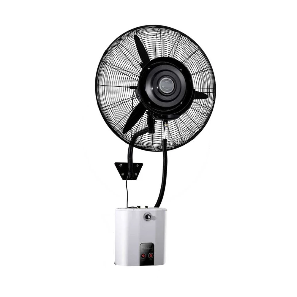 Wall-mounted industrial spray fan commercial high-power water-cooled atomization cooling and humidification