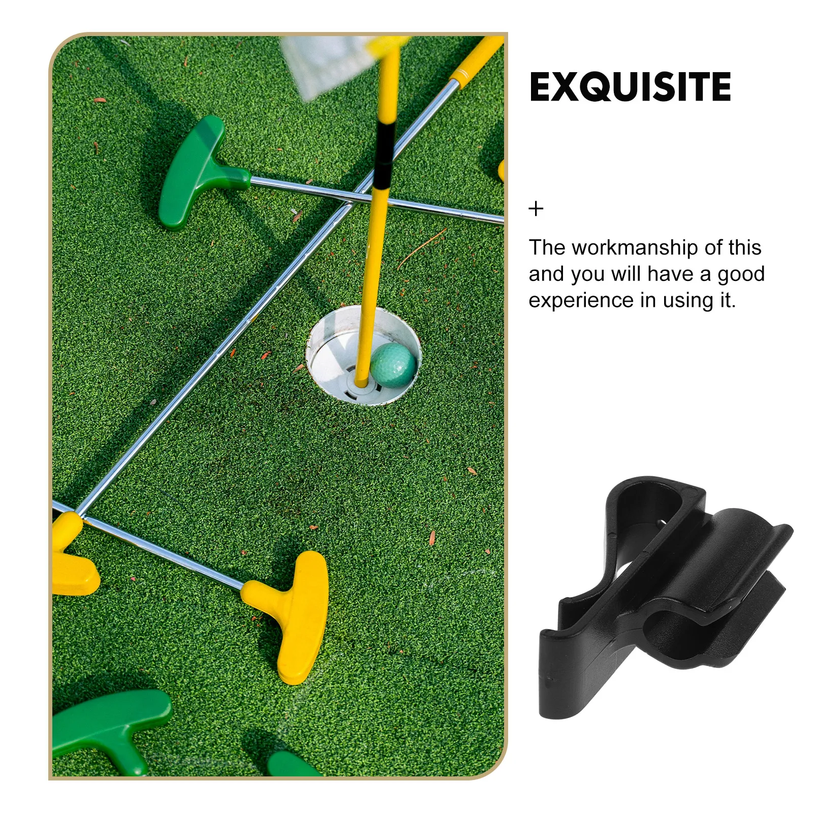 

10pcs Golf Putter Clip Durable Holder for Bag ganizers outside Golfs Accessories Training Equipment