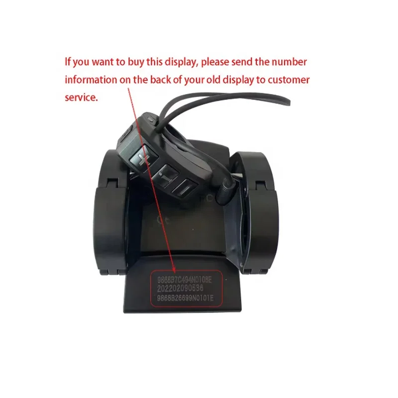 KD986 LCD Display Electric Bicycle Conversion Kit 36V 48V Is Suit  le for E-bike Himiway Key Disp Meter