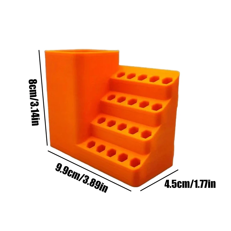 Professionelle Bohrer Racks Elektriker Schraubendreher Kopf Lagerung Rack Kompakte Schraubendreher Organizer Platzsparende Kunststoff Regal