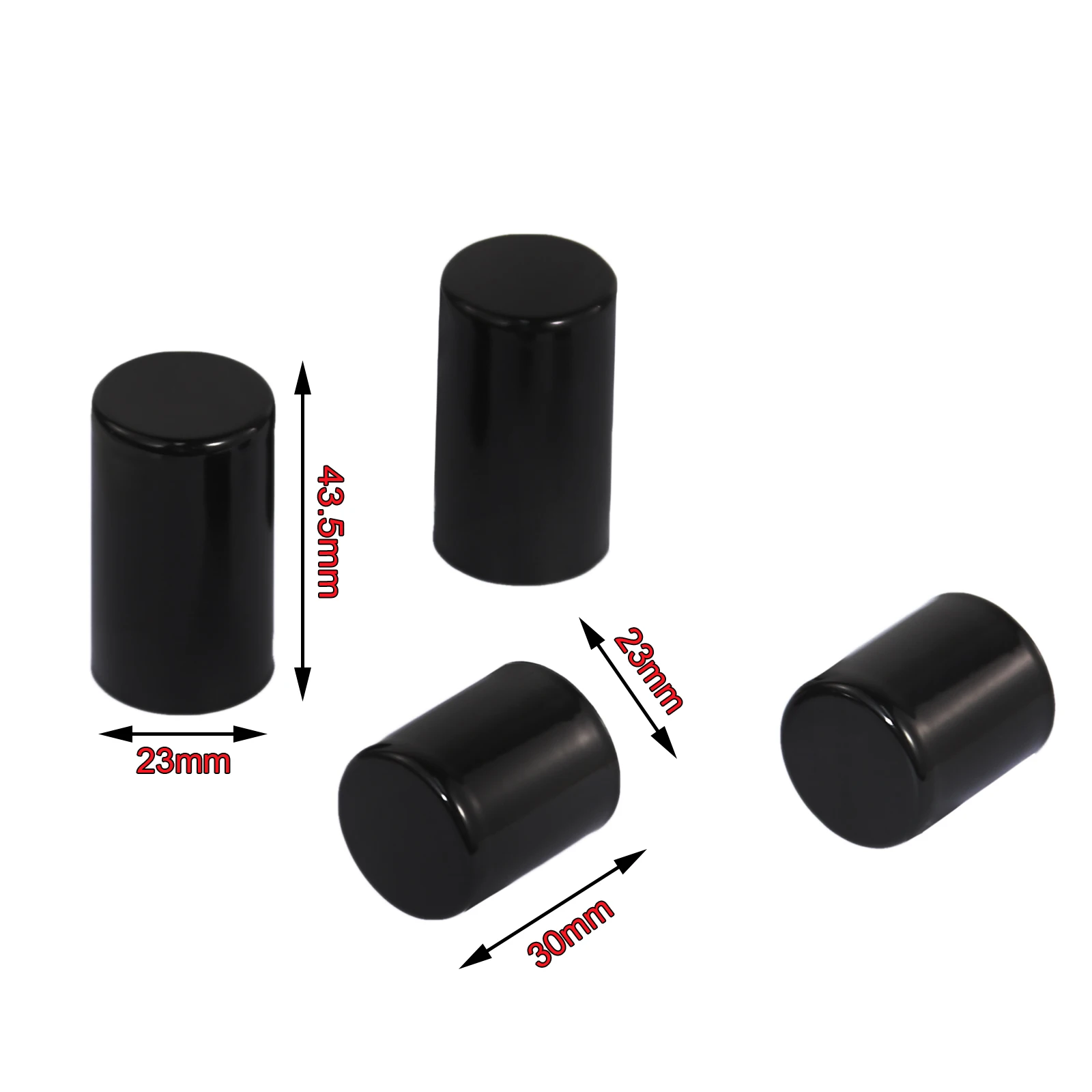 4 stuks motorfiets docking hardware punt cover voor Harley Touring Dyna Softail Sportster Fat Bob Springer Glide