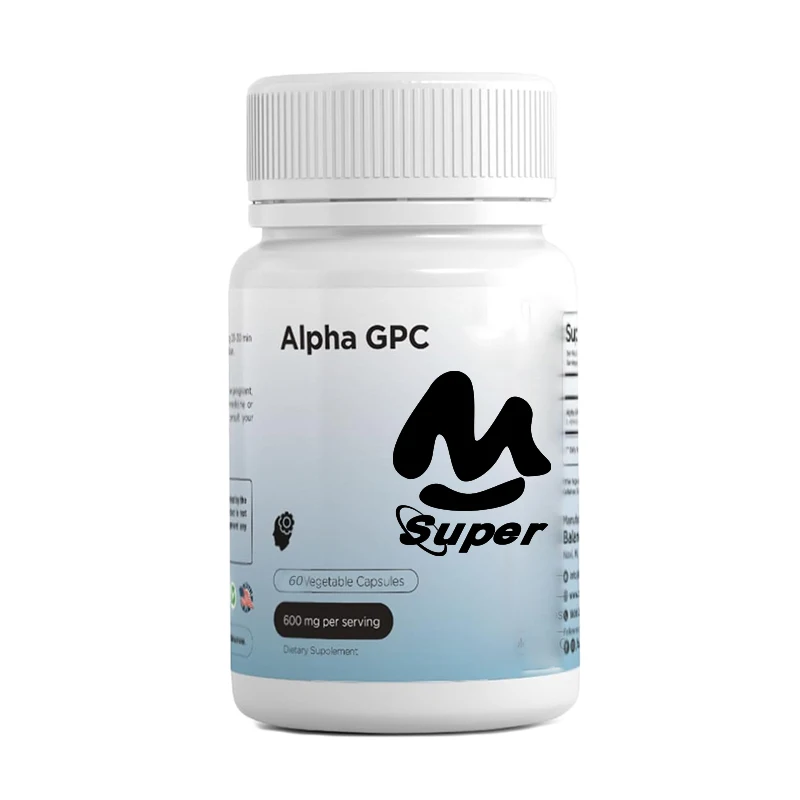 Alpha GPC Choline Supplement 600mg -60 Vegetable Capsules - Advanced Memory Formula, Brain Support Supplement-