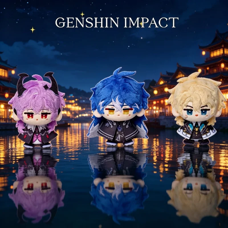 

Плюшевая кукла-фигурка Фелинса из Genshin Impact, 12 см, фанатская, сидячая ‌ Кукла-персонаж Durin Varka: Настольное украшение и подарок