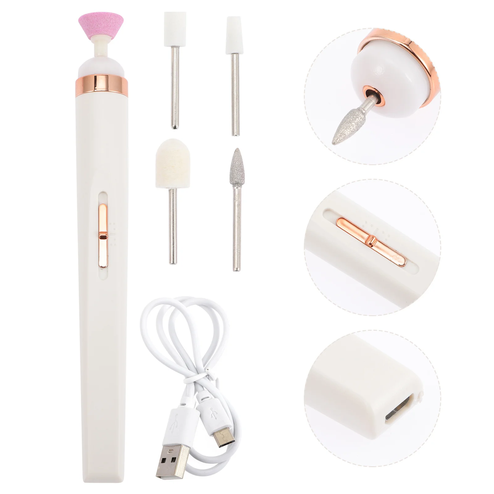 1 set Electric Drill Kit Professional Manicure Tools Set For Grinding Polishing Callus Removal Cordless Nail Art Machine Nail