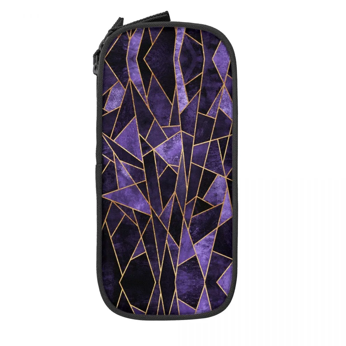 Custom Abstract Geometric Lines School Pencil Case Girls Boys Large Storage Pencil Box Students Stationery