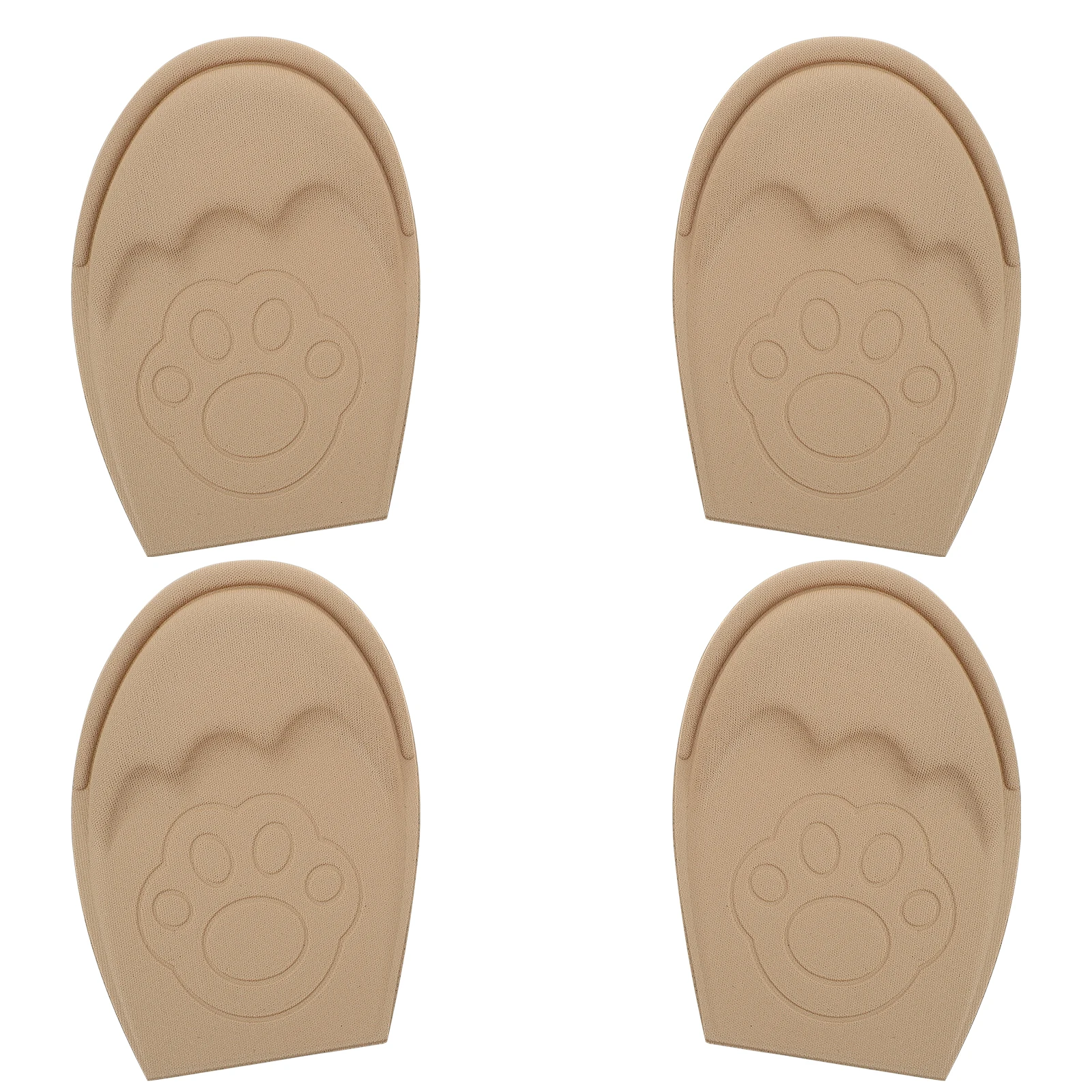 

2 Pairs Anti-slip Heel Proof Insoles Comfort Foot Pads Half Inserts Metatarsal Pain Relief High Heels Loafers Boots Flats