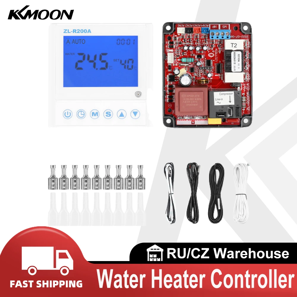 

ZL-R200A Универсальный контроллер водонагревателя с источником воздуха, антифриз, автоматический насос для обогрева воды, вспомогательный контроллер отопления