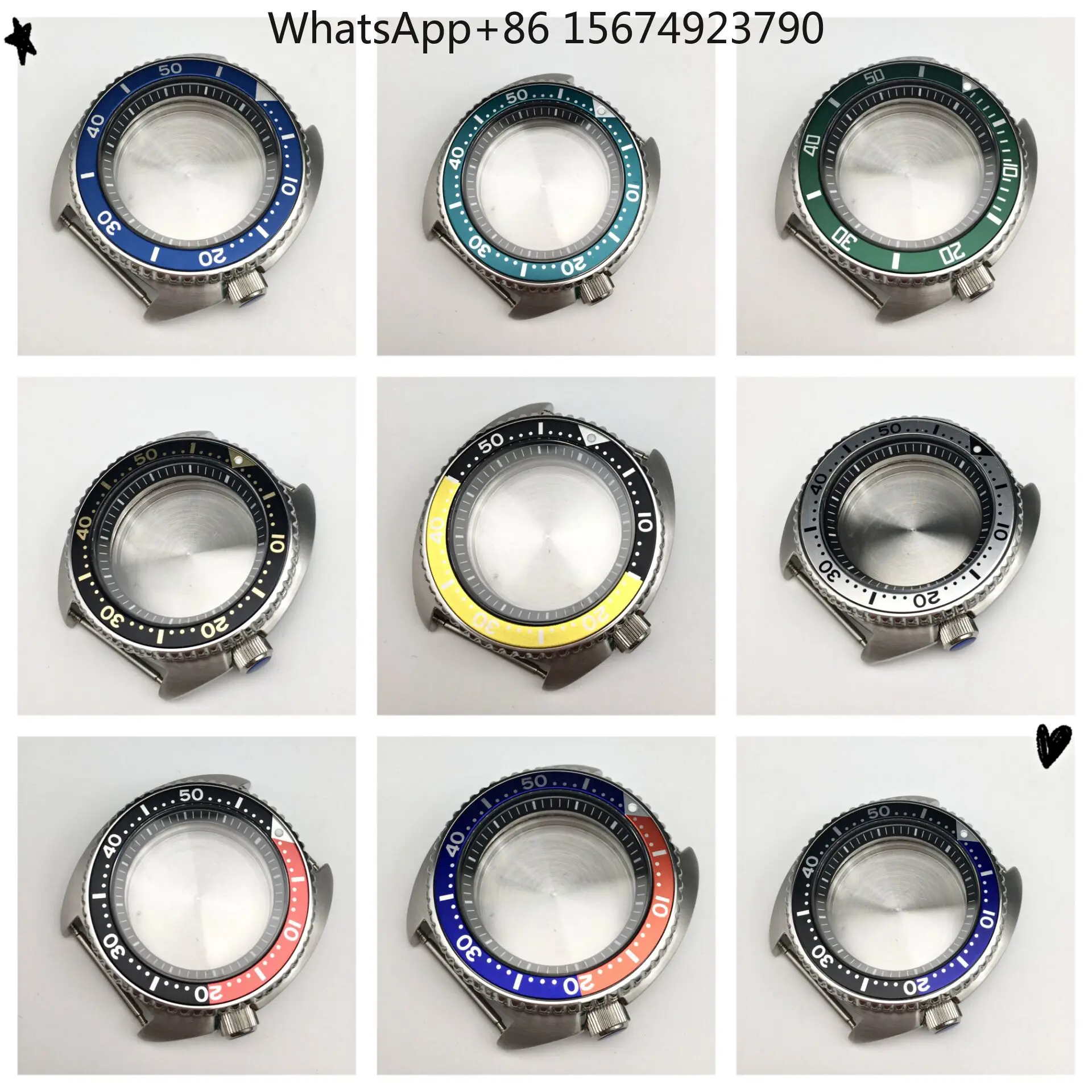 Watch case modification accessories substitute SKX007 large abalone Seiko case NH35A/NH36A movement