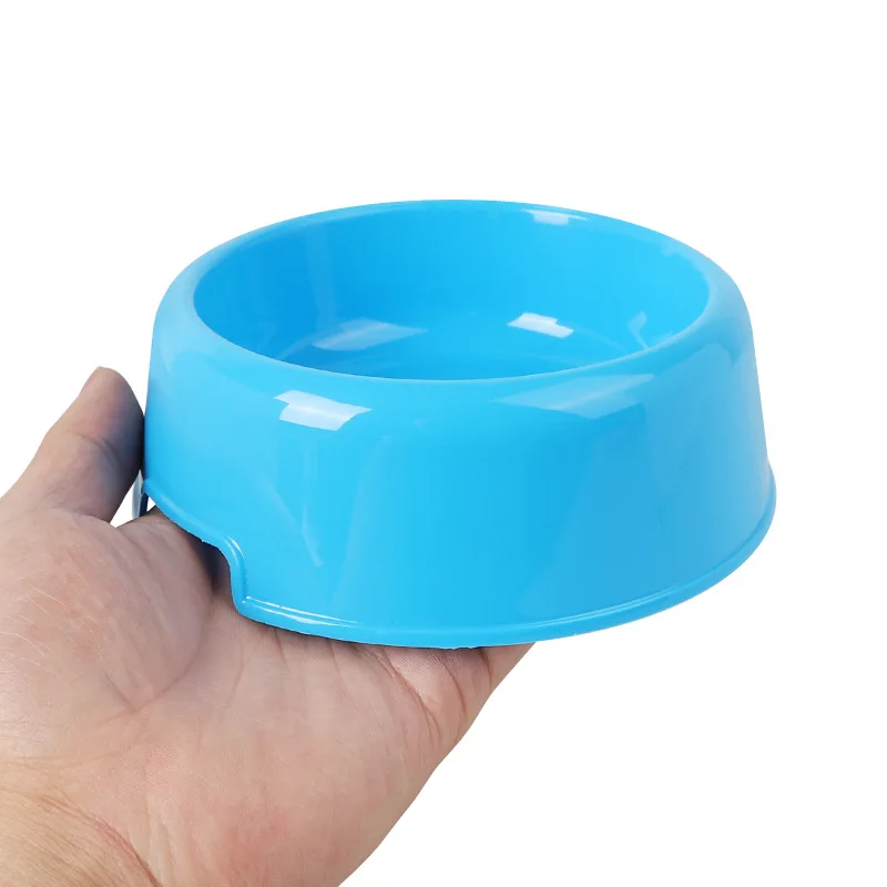 Pet Bowls Dog Cat Plastic Food Feeding Water Dish Bowl Feeder dog Supplies товары для собак accesorios para perros