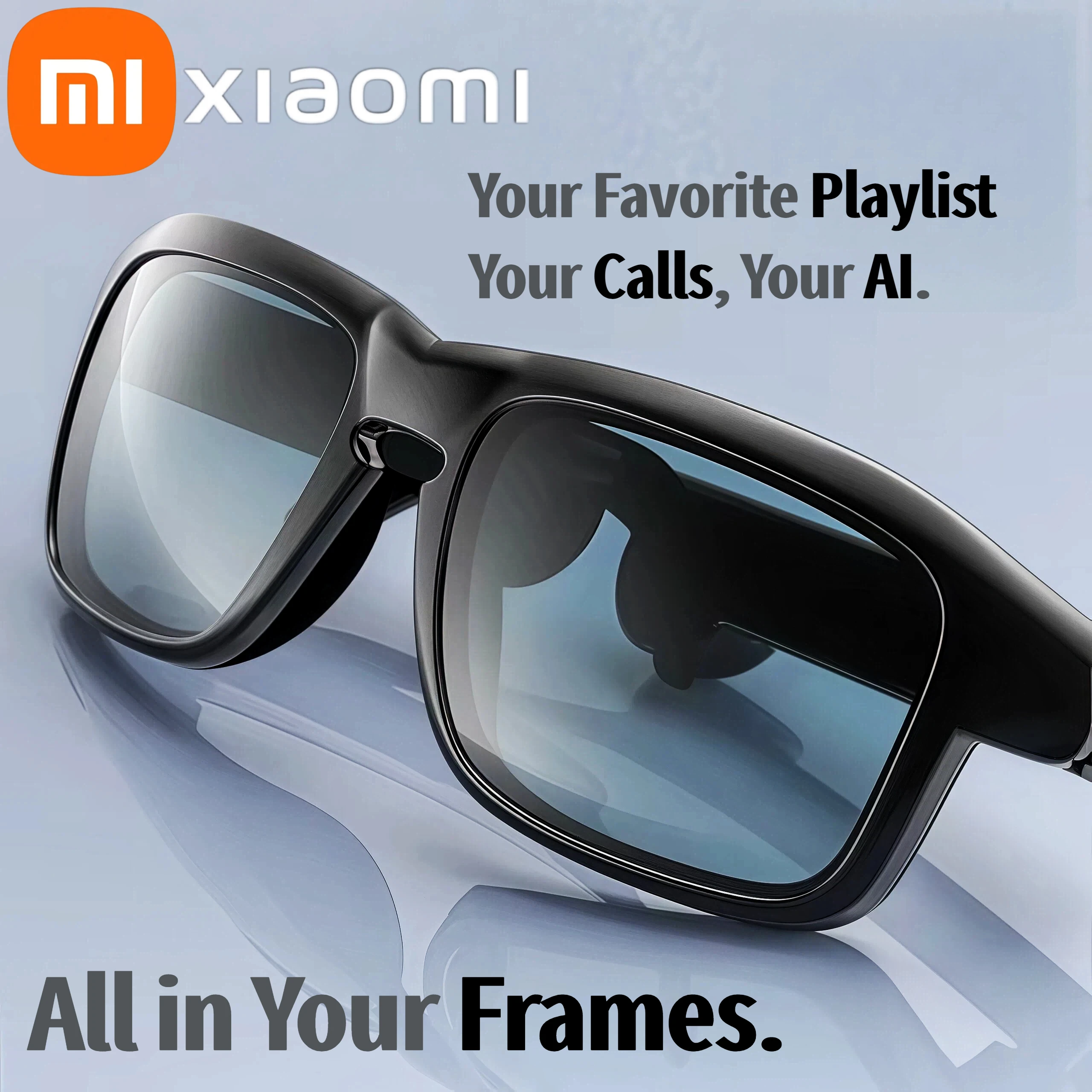 نظارات Xiaomi 4K AI الذكية متعددة الوظائف، كاميرا بلوتوث، مساعد صوت، مشغل موسيقى، ترجمة فوتوكروميك HD #1
