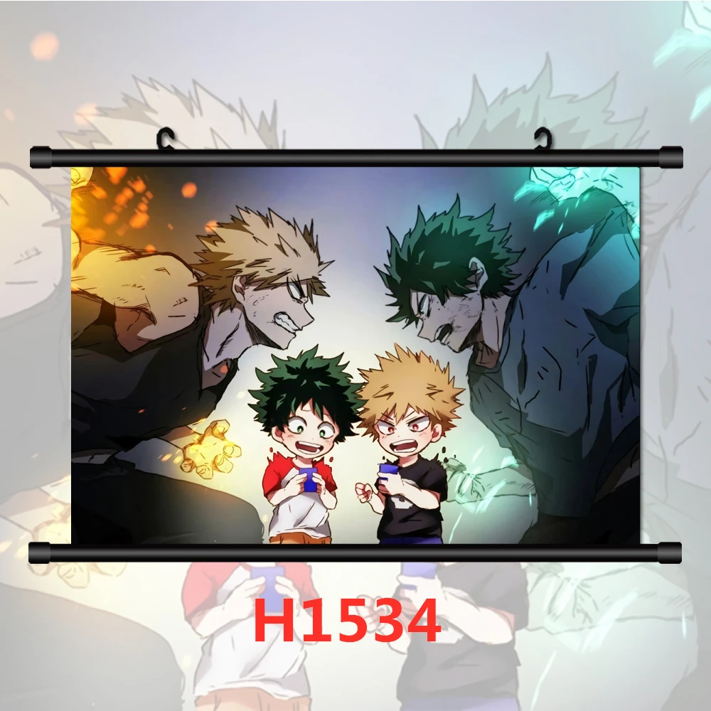 Anime Poster Decor Canvas Painting Picture Boku No Hero Academia Midoriya Bakugou Todoroki Wall Art Print Living Kids Room Decor