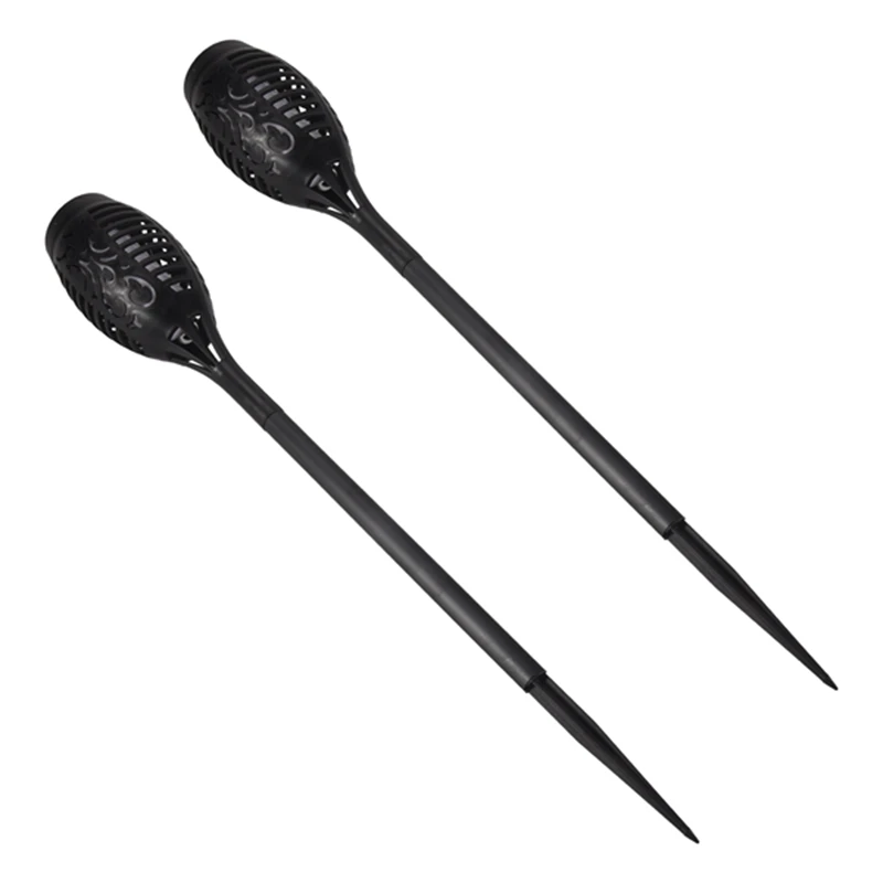 

【CLEARANCE】2 Pcs LED Solar Flame Light Lamp Flickering Waterproof Garden Decoration Landscape Lawn Lamp Path Lighting Torch Outd