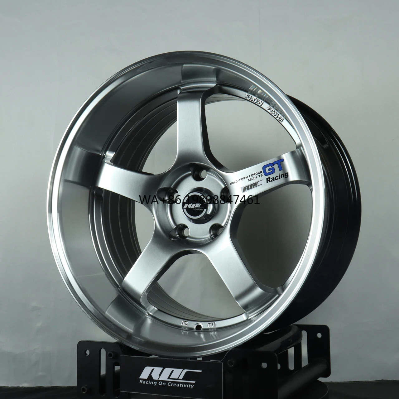 

Roc JDM Flow Forming Wheels 15 16 17 18 Inch GT Rims 4x100 5x114.3 Wheels for Honda Civic Nissan 350Z 370Z Supra Subaru WRX