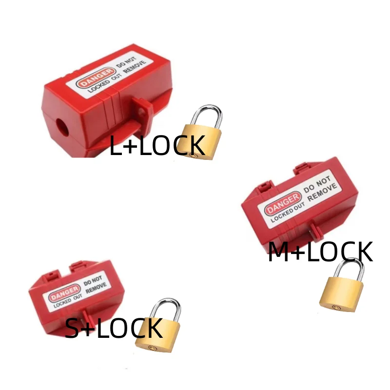 1Pcs Luokelock safety lockout box for electrical plug lockout industrial household plug locks loto lock device safety tools