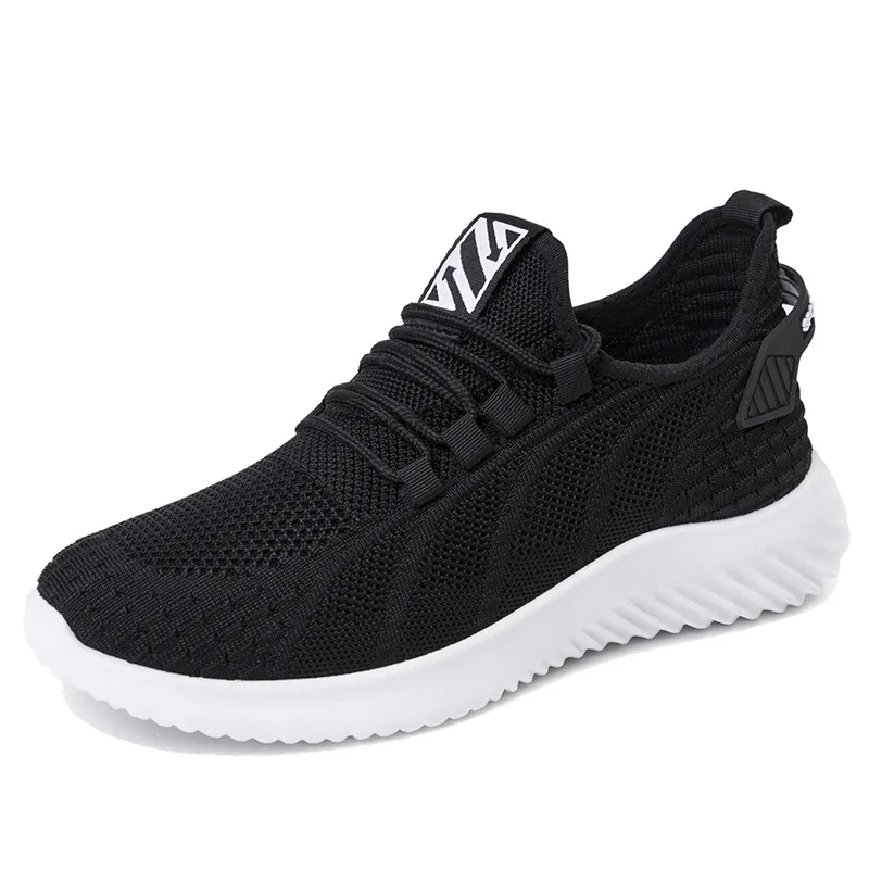 Heren Sneakers Schoenen Zomer Mesh Ademende Trainers Man Casual Sport Jogging Schoenen Voor Man Veterschoenen Mannelijke Witte Schoenen